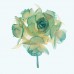 3" Diameter Paper Flower 6X12 | Aqua